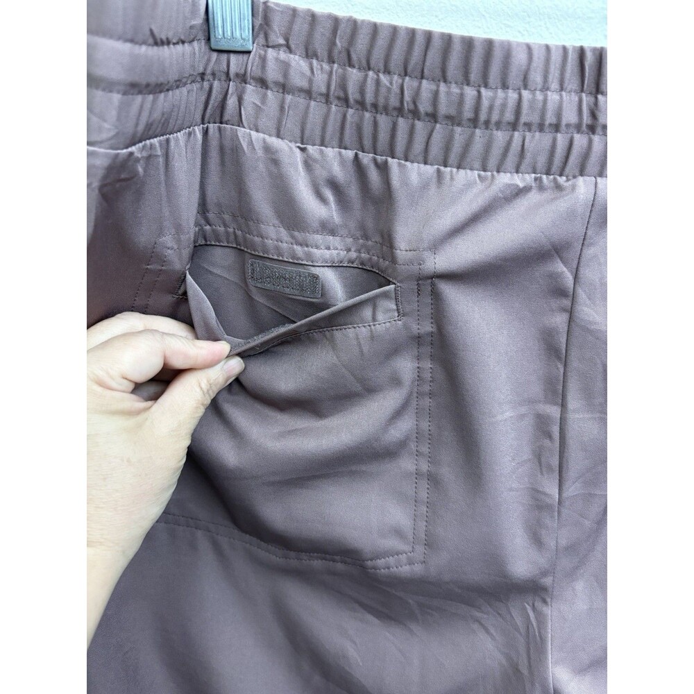 Magellan Outdoors Water Repellent Pants 1XL Purple Drawstring Waist Pockets - Picture 9 of 14